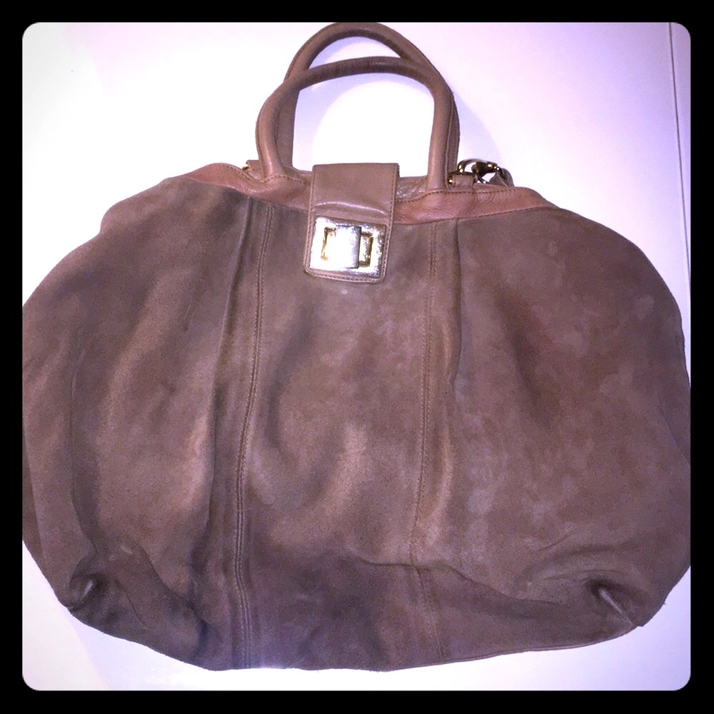 COPY - Tan suede bag